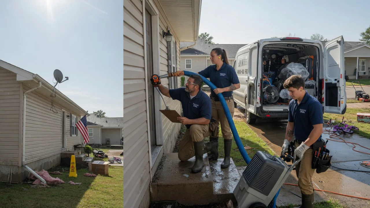Ceiling Water Damage Restoration in Couch, MO near me